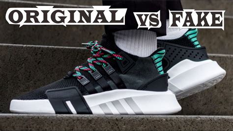 how to spot fake adidas eqt adv|how to check adidas text.